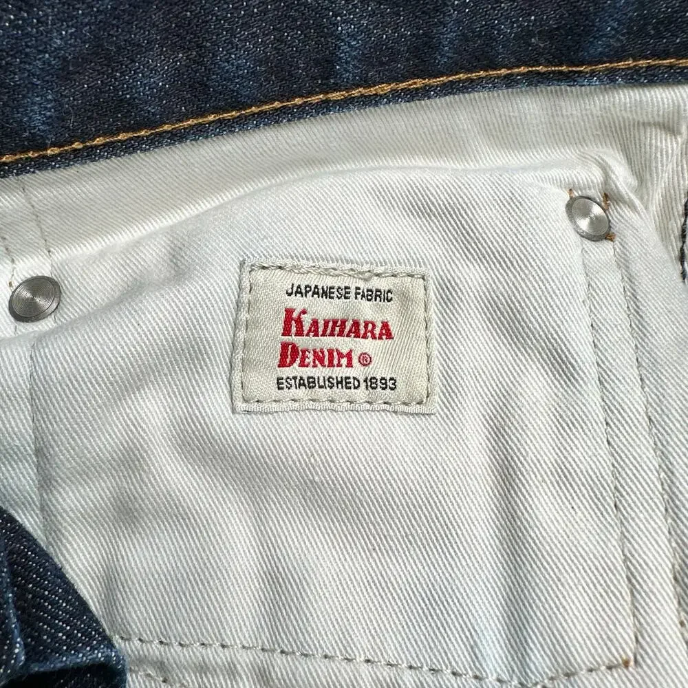 J. Crew | Men | 770 Slim Straight Indigo Japanaese Kaihara Denim Jeans | 38x32